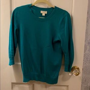 Teal sweater